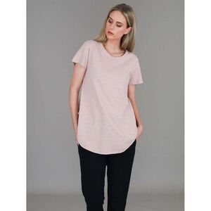 Elwood tee longline slub designer minimalist elevated MED deadstock cotton Knit